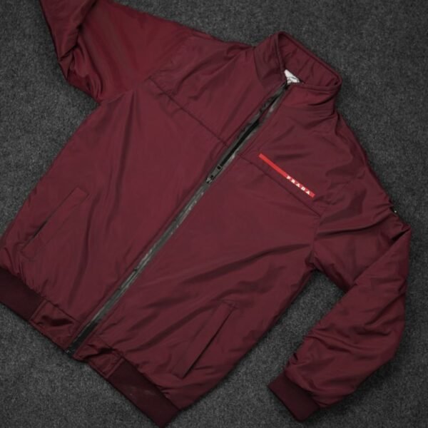 Biker Special Jacket - Maroon - Image 4
